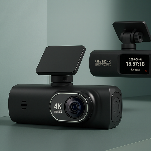 4K Dual Dash Cam with GPS & WiFi